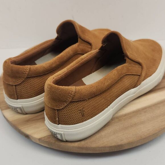 Frye Men's Ludlow Slip-On Sneaker Size 10 Wheat Brown 3480817 - Picture 4 of 11